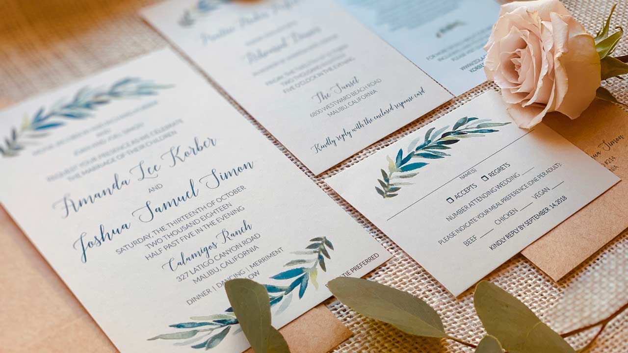 Sample wedding suite