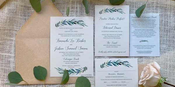Wedding Invitation suite